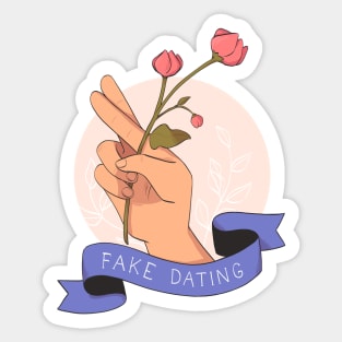 fake dating - tropes series Sticker